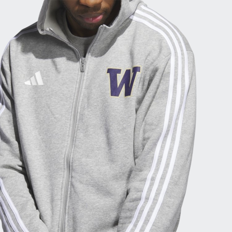 Moletom Com Capuz Cinza Huskies Adidas