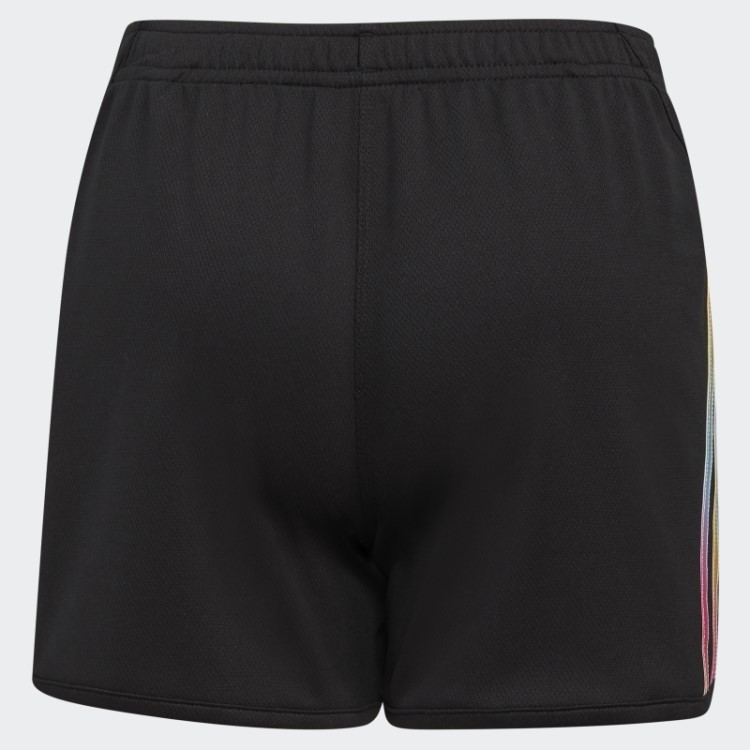Adidas Shorts De Malha Listrada Preto