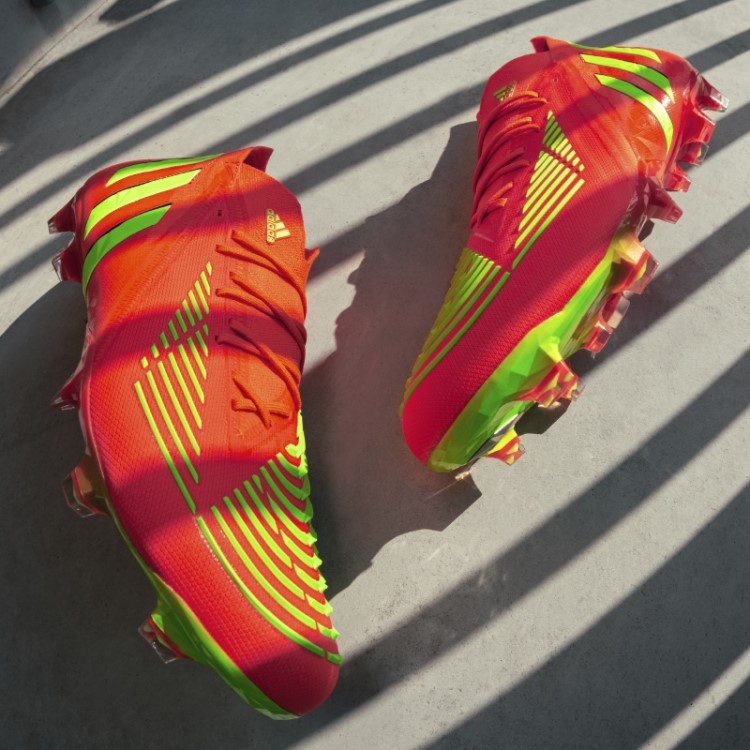 Predador Edge.1 Chuteiras De Futebol Para Terreno Firme Vermelho Adidas