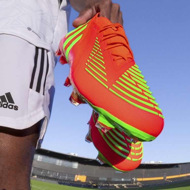 Predador Edge.1 Chuteiras De Futebol Para Terreno Firme Vermelho Adidas