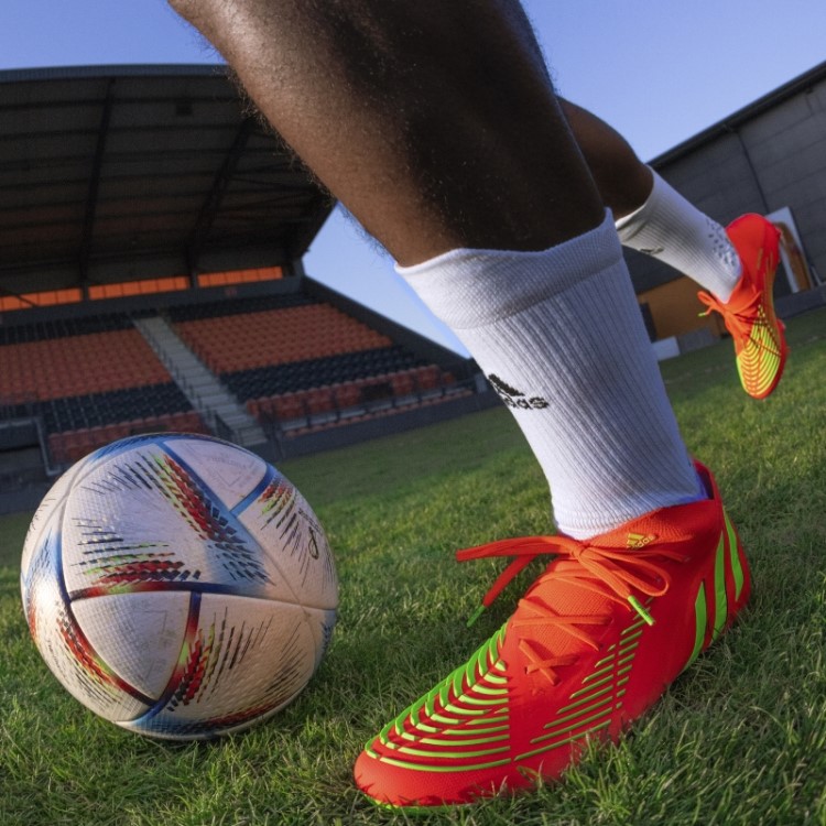 Predador Edge.1 Chuteiras De Futebol Para Terreno Firme Vermelho Adidas