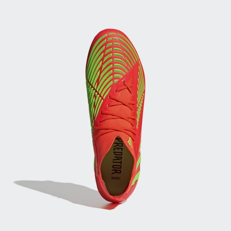 Predador Edge.1 Chuteiras De Futebol Para Terreno Firme Vermelho Adidas