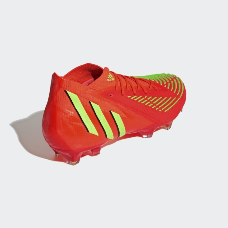 Predador Edge.1 Chuteiras De Futebol Para Terreno Firme Vermelho Adidas