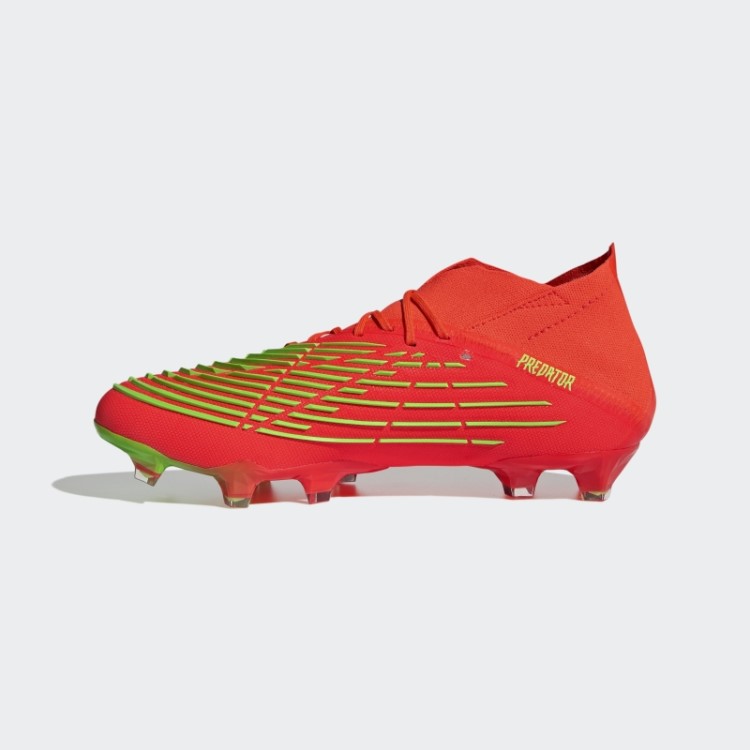Predador Edge.1 Chuteiras De Futebol Para Terreno Firme Vermelho Adidas