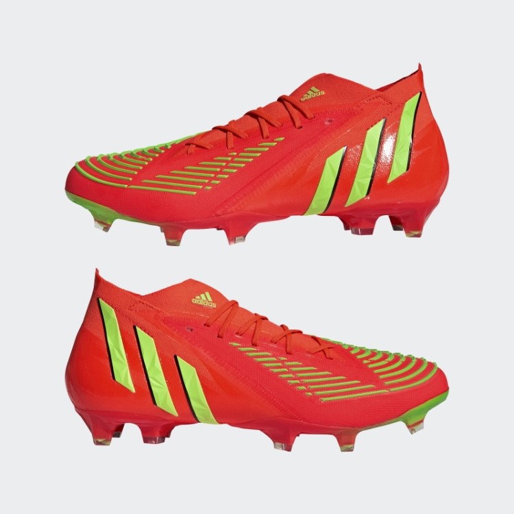 Predador Edge.1 Chuteiras De Futebol Para Terreno Firme Vermelho Adidas