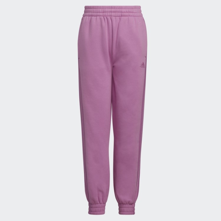 Lilás Calça Jogger De Lã Adidas 3 Listras Ajuste Regular