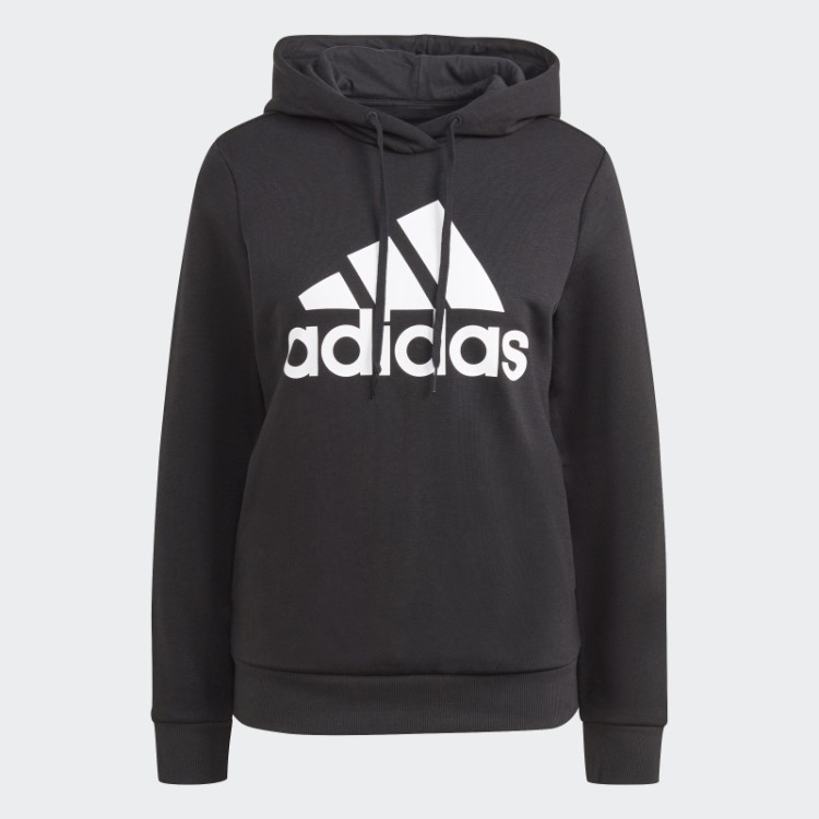 Moletom Com Capuz De Lã Preto Adidas Essentials