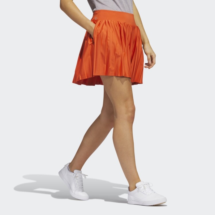 Short De Golfe Plissado De 15 Polegadas Ultimate365 Tour Adidas Vermelho