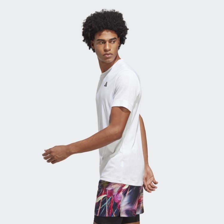 Camiseta Branca Freelift Para Tênis Adidas Fashion