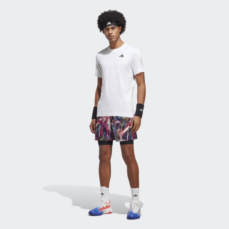 Camiseta Branca Adidas Tênis Freelift