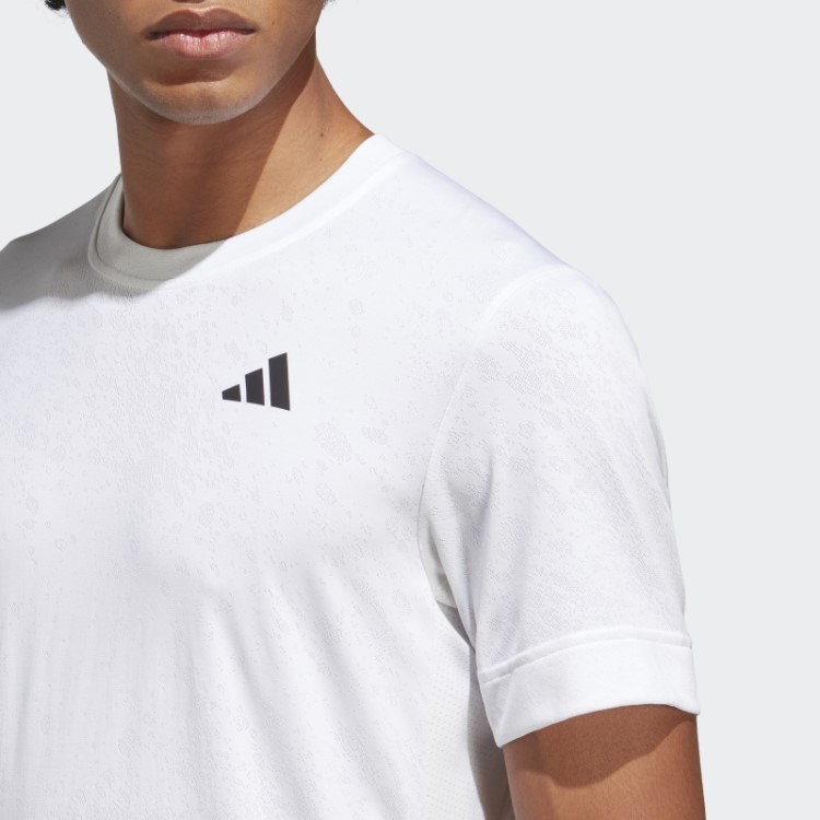 Camiseta Branca Adidas Tênis Freelift