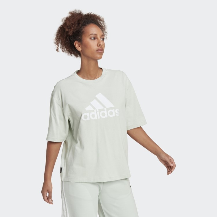 Emblema De ícones Do Futuro Da Camiseta Esportiva Verde Adidas