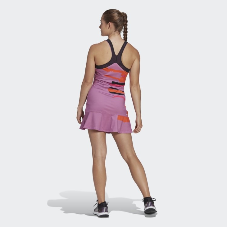 Vestido Lilás Adidas Tênis New York