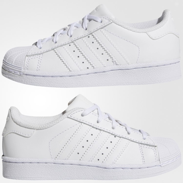 Tênis Fundação Superstar Adidas Branco