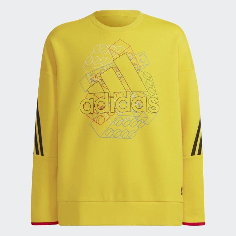 Moletom Adidas X Classic Lego Amarelo Quente