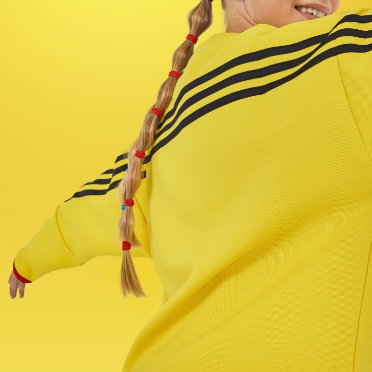 Moletom Adidas X Classic Lego Amarelo Quente