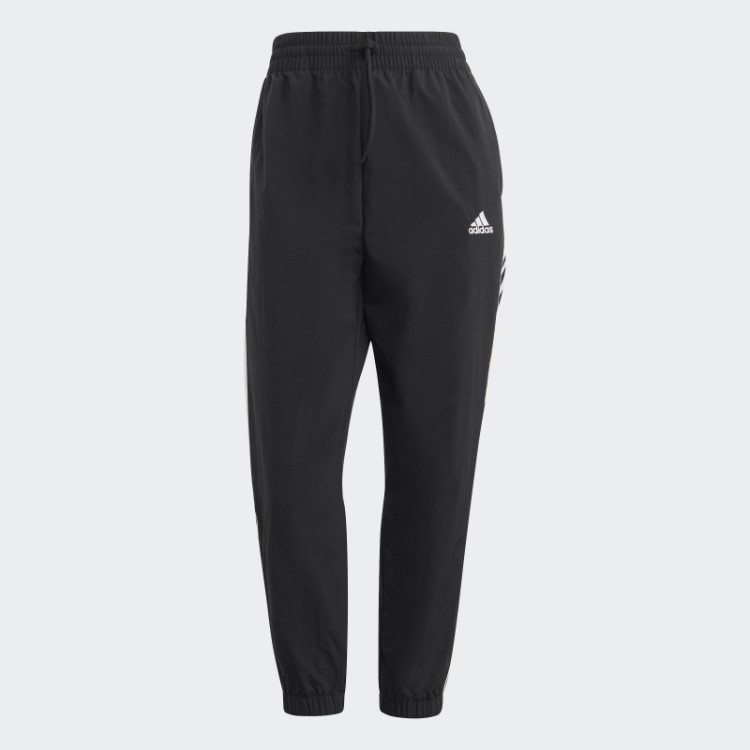 Essentials 3 Listras Tricotadas 7/8 Calças Pretas Adidas