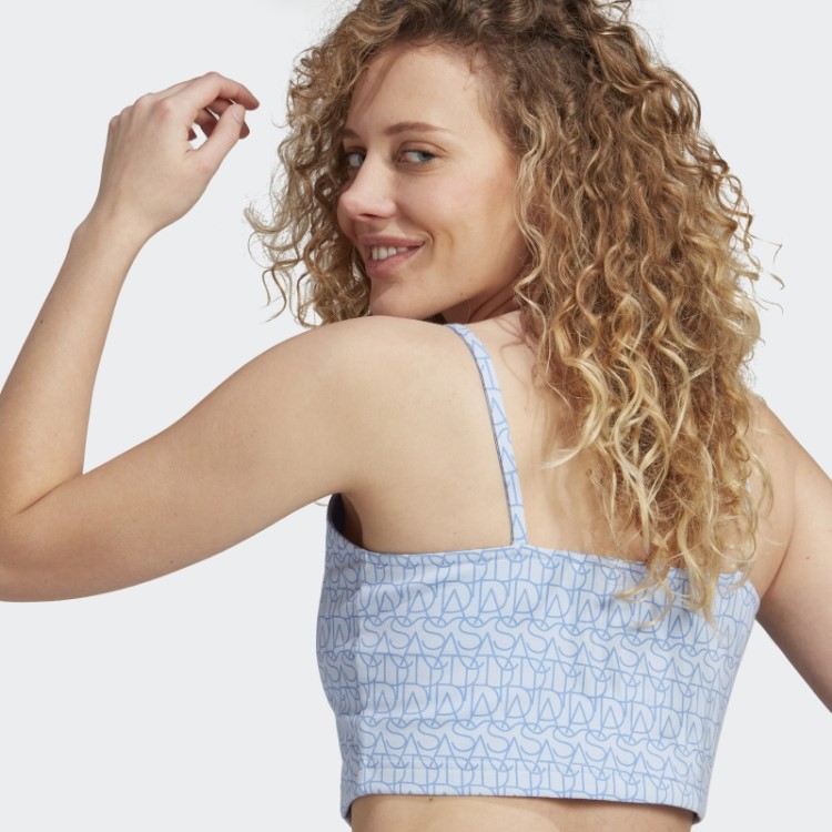 Allover Adidas Regata Inspirada Em Espartilho Gráfico Hot Blue Dawn