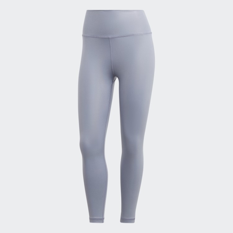 Leggings Adidas Optime Training Shine 7/8 Violeta Prateado