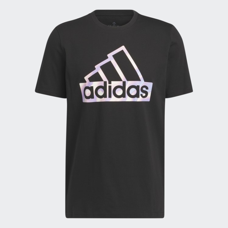 Camiseta De Manga Curta Com Gráfico Future Icons Elegante E Preta Adidas