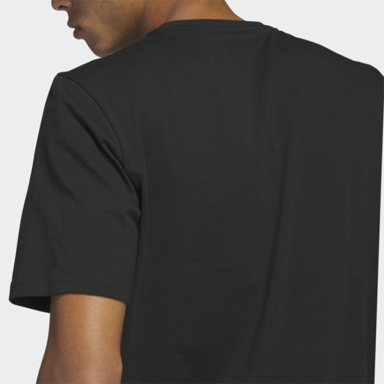 Camiseta De Manga Curta Com Gráfico Future Icons Elegante E Preta Adidas