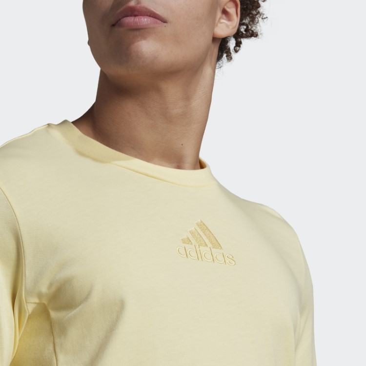Camiseta Amarela Adidas Studio Lounge