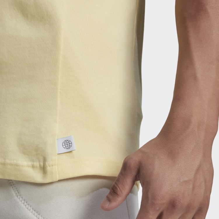 Camiseta Amarela Adidas Studio Lounge