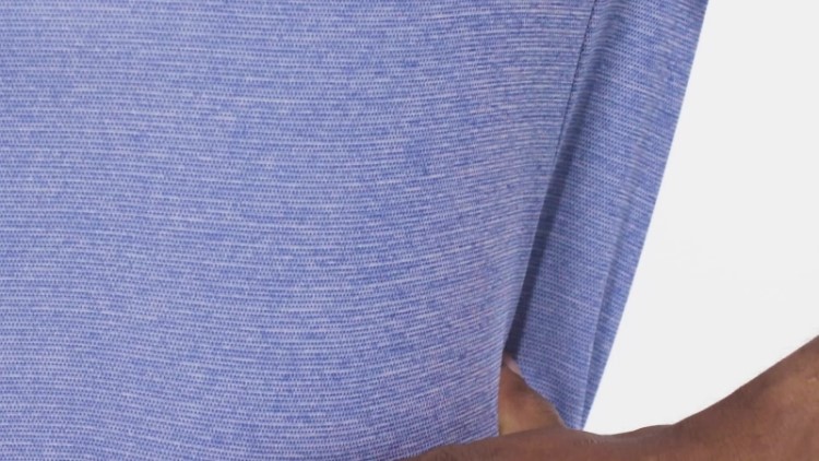 Camisa Polo De Golfe No-show Azul Adidas Ultimate365
