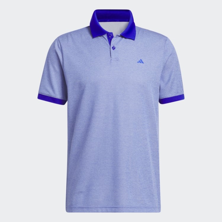 Camisa Polo De Golfe No-show Azul Adidas Ultimate365