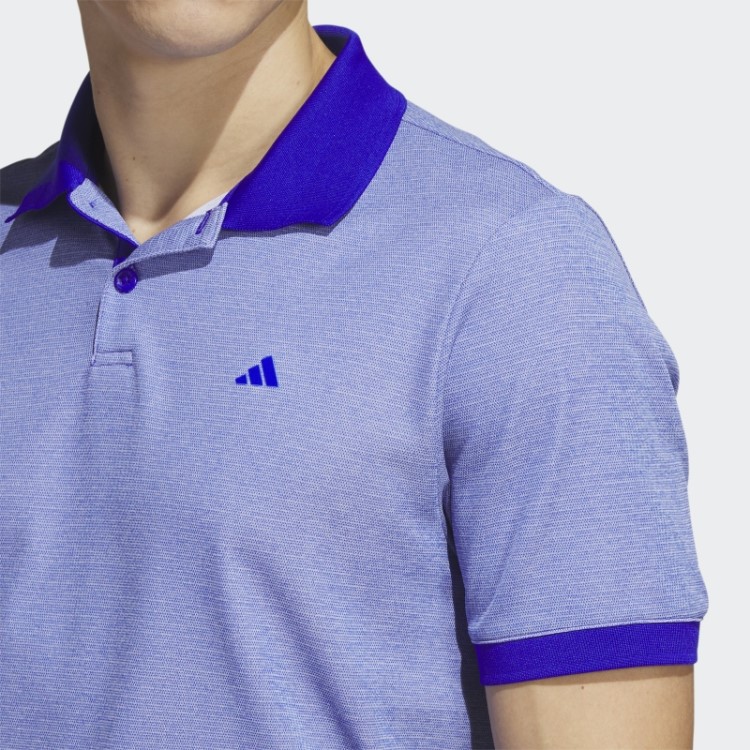 Camisa Polo De Golfe No-show Azul Adidas Ultimate365