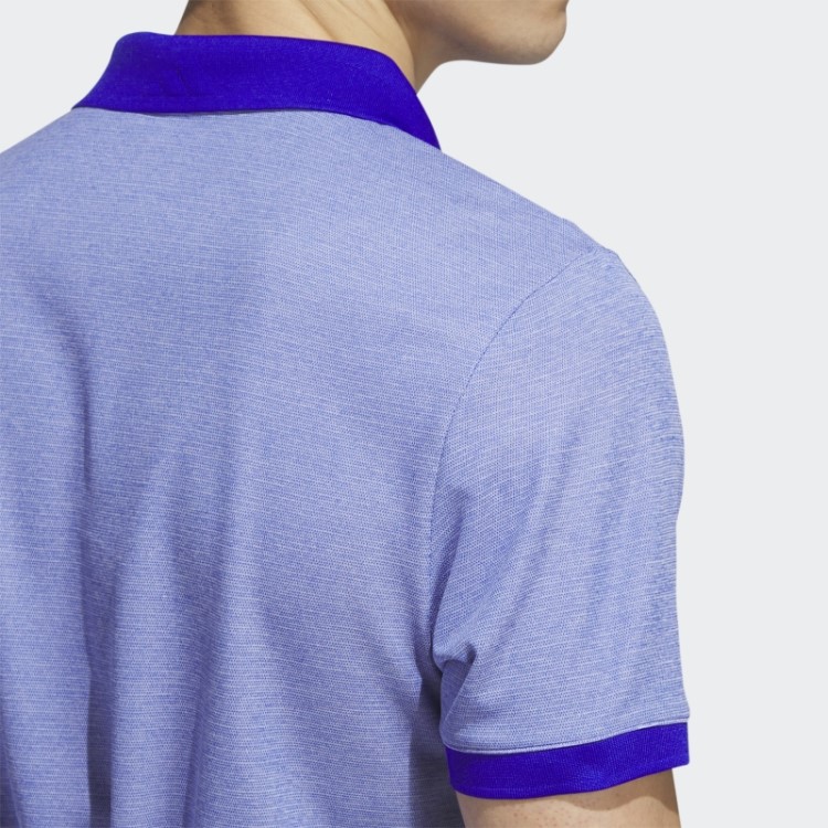 Camisa Polo De Golfe No-show Azul Adidas Ultimate365