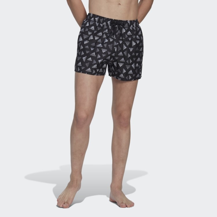 Shorts De Banho Clx Com Estampa De Logo Muito Curto Preto Adidas