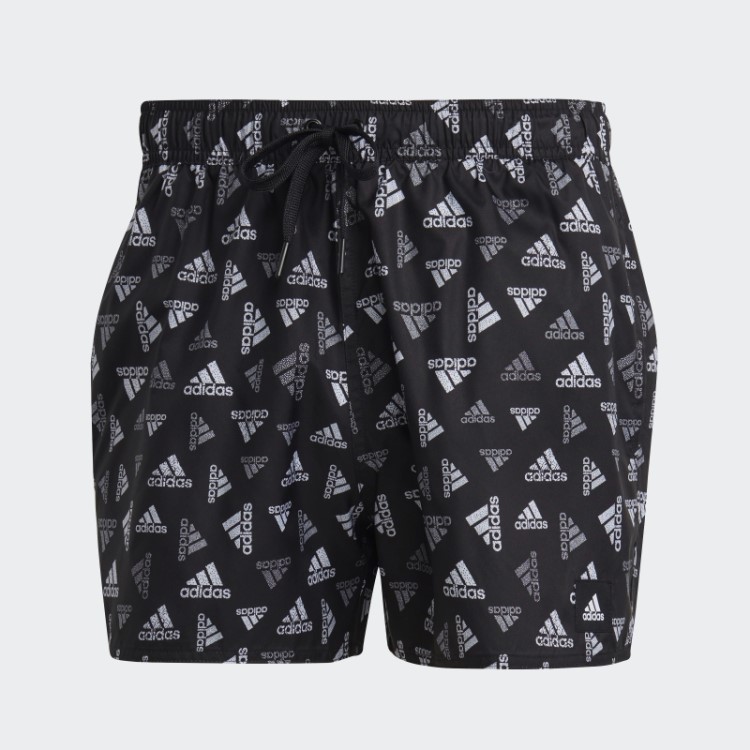 Shorts De Banho Clx Com Estampa De Logo Muito Curto Preto Adidas