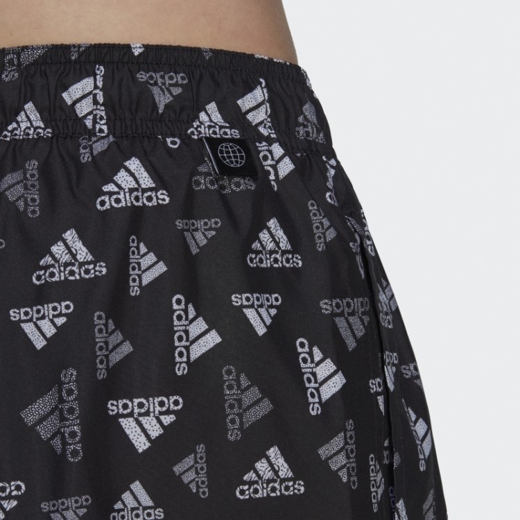 Shorts De Banho Clx Com Estampa De Logo Muito Curto Preto Adidas