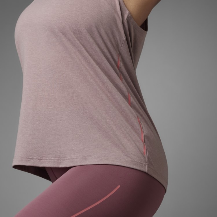 Regata De Yoga Adidas Authentic Balance (tamanho Grande) Roxa