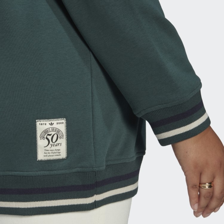 Moletom Verde Mineral Adidas Originals Class Of 72 (tamanho Grande) Quente