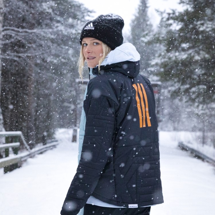 Gorro Com Logo Adidas Preto