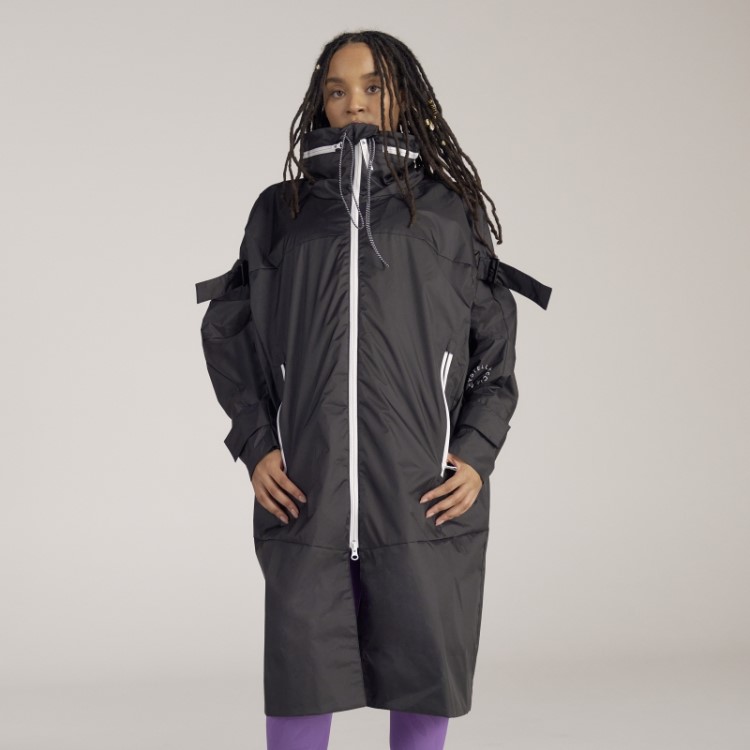 Parka Preta Adidas By Stella Mccartney