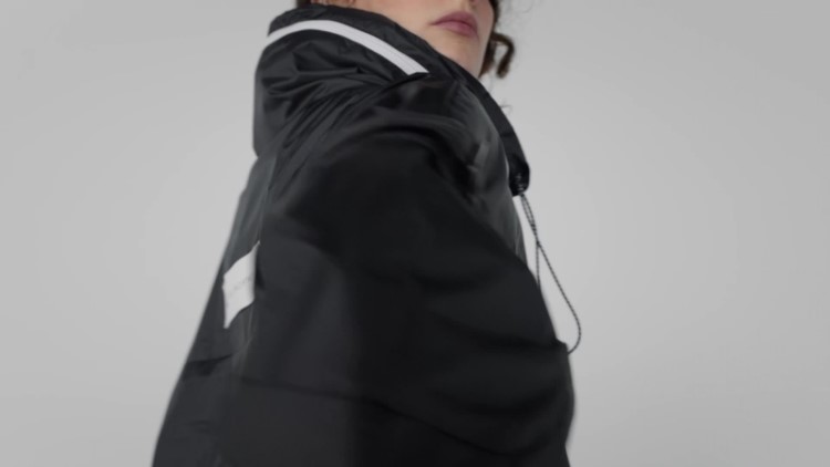 Parka Preta Adidas By Stella Mccartney