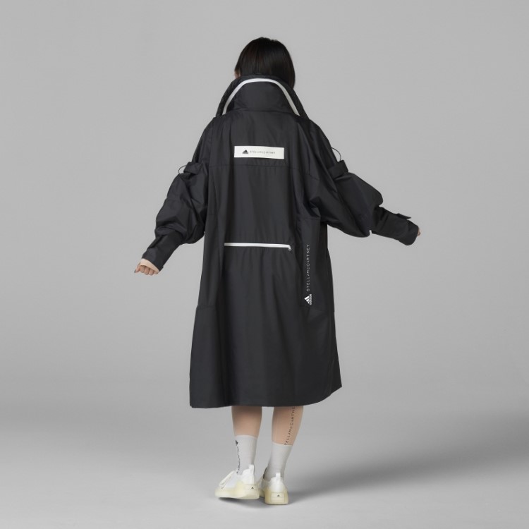 Parka Preta Adidas By Stella Mccartney