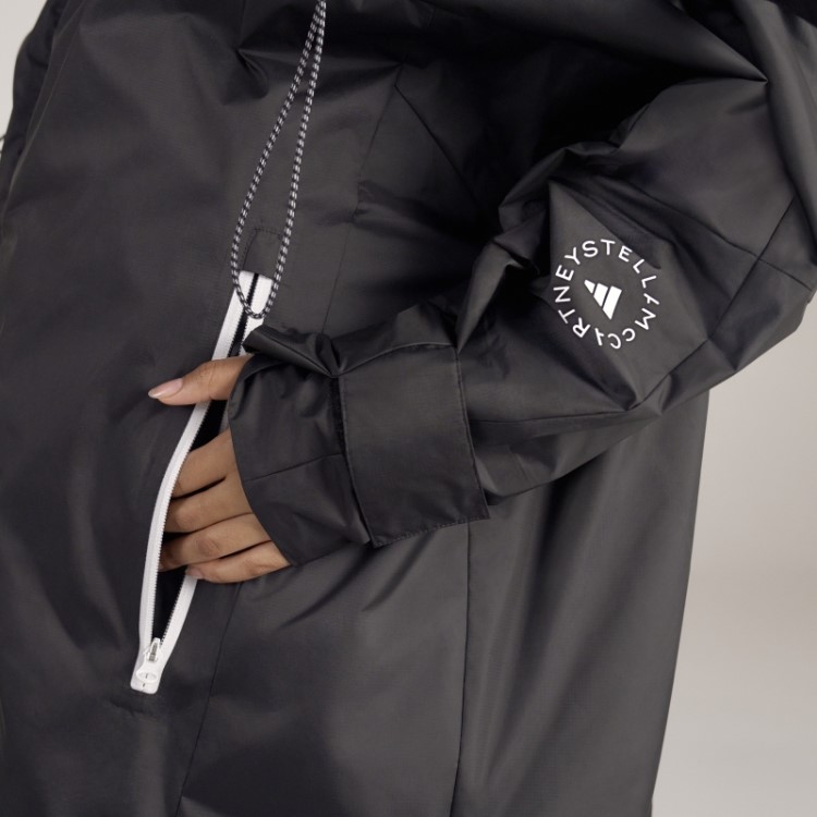 Parka Preta Adidas By Stella Mccartney