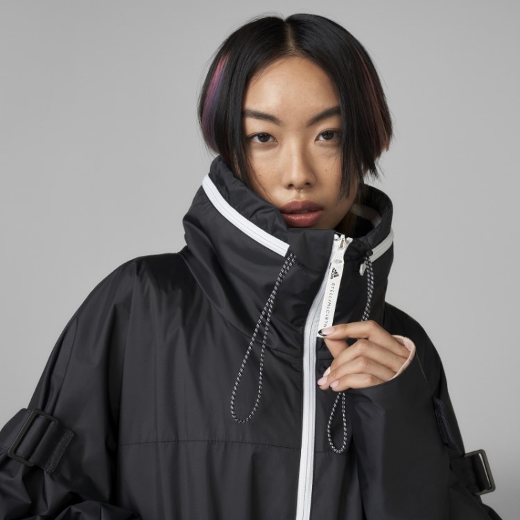 Parka Preta Adidas By Stella Mccartney