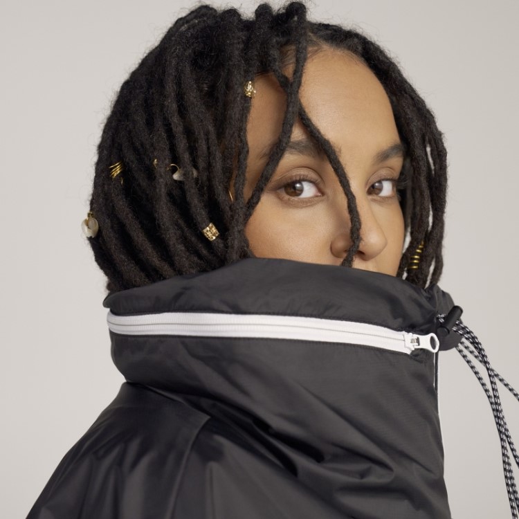 Parka Preta Adidas By Stella Mccartney