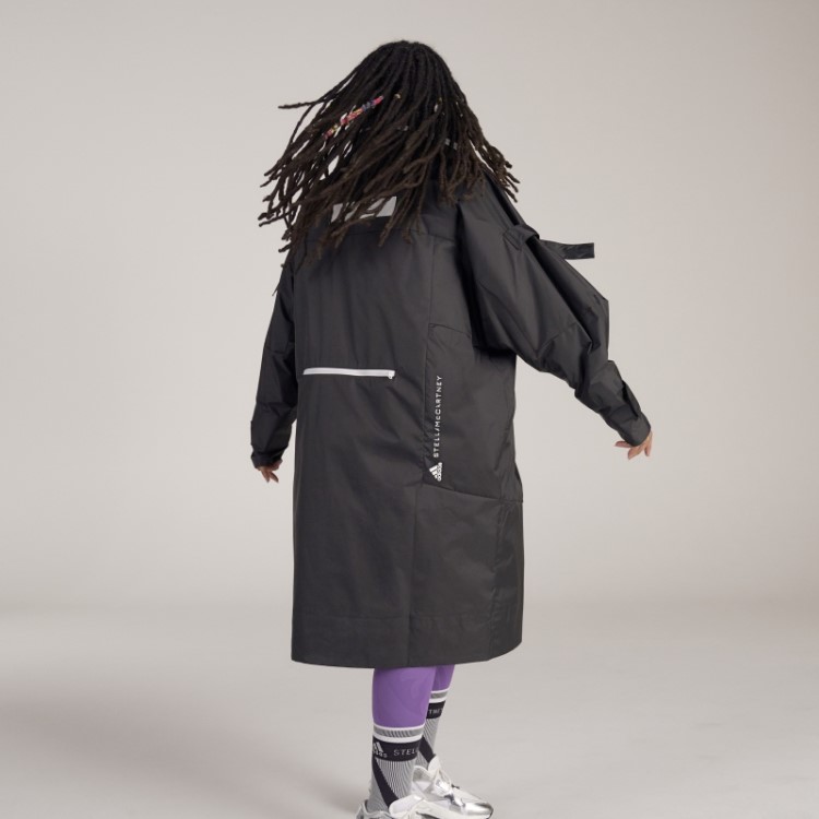 Parka Preta Adidas By Stella Mccartney
