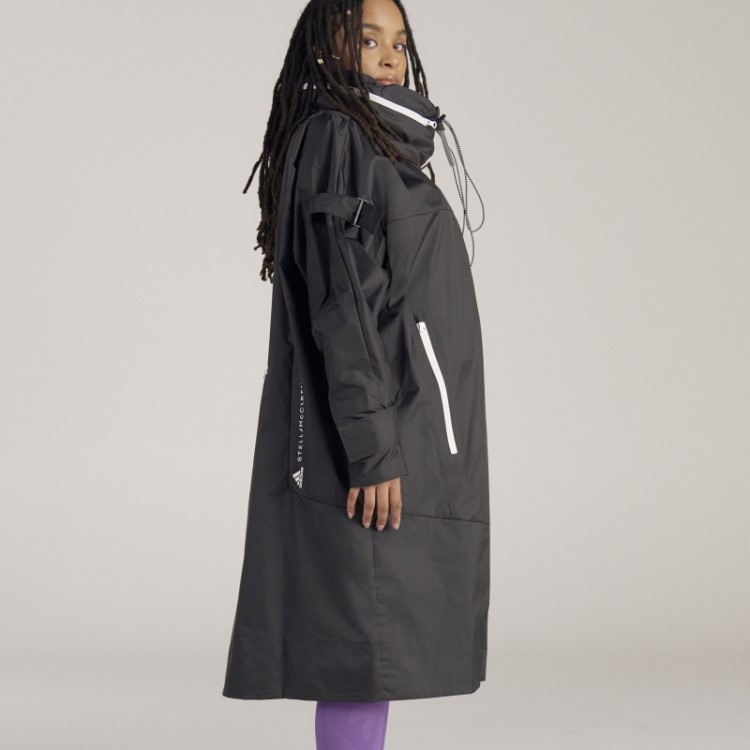 Parka Preta Adidas By Stella Mccartney