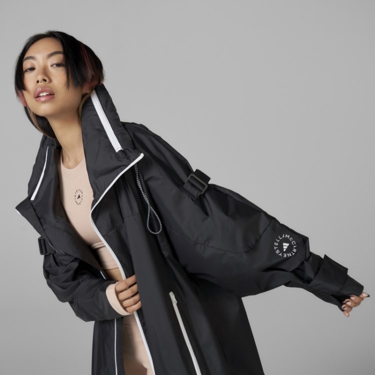 Parka Preta Adidas By Stella Mccartney