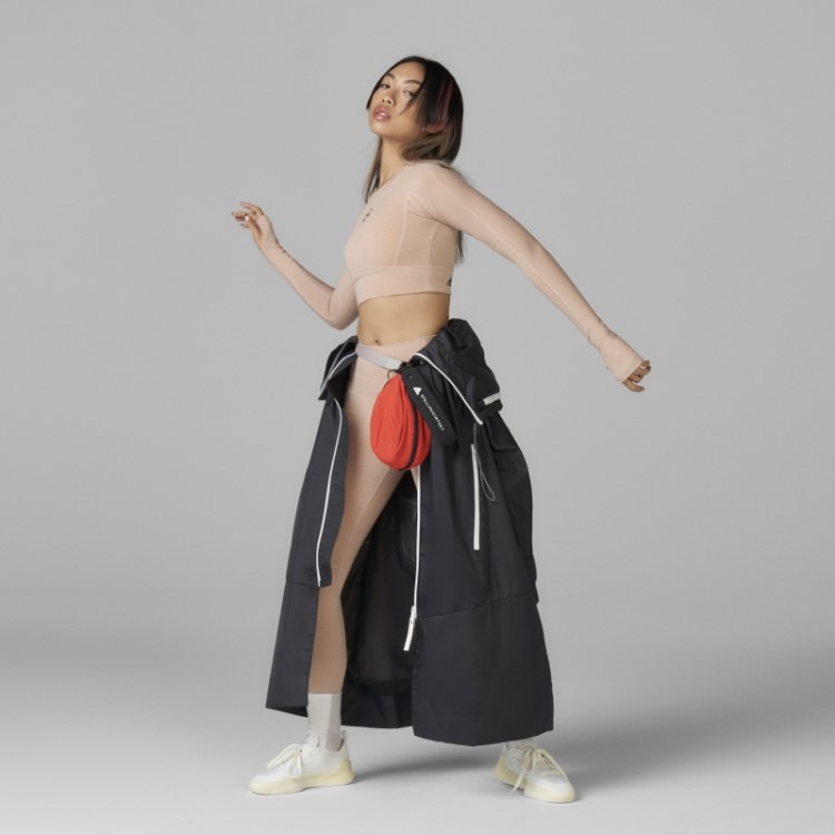 Parka Preta Adidas By Stella Mccartney