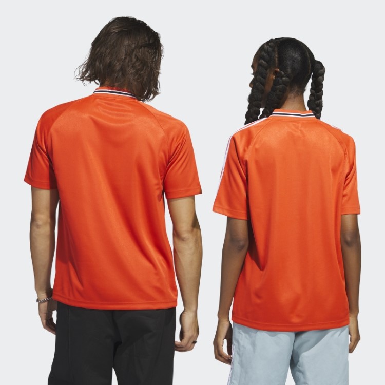 Camisa Vermelha Adidas Espinha De Peixe (sem Gênero)