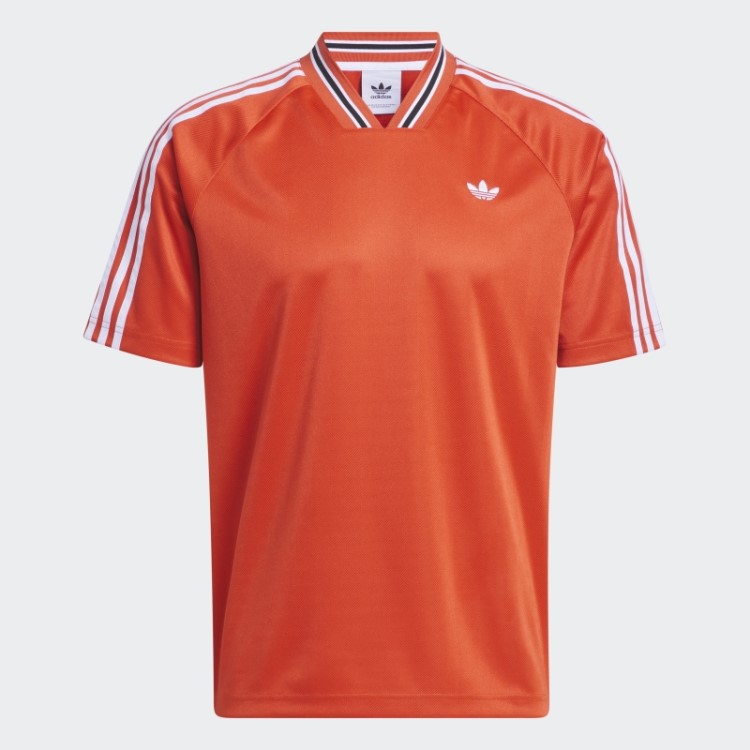 Camisa Vermelha Adidas Espinha De Peixe (sem Gênero)