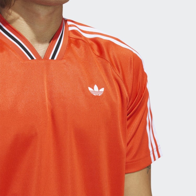 Camisa Vermelha Adidas Espinha De Peixe (sem Gênero)